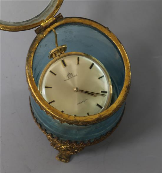 A 14ct gold Bucherer dress pocket watch, in glazed box.